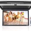Dash Camera-Pyle-Pyle Car Overhead Monitor Screen Display – 17.3 inch. LCD Vehicle Flip Down Roof Mount Console – HDMI TV Player Control Panel w/ Built-in IR Transmitter for Wireless IR Headphone – Pyle PLRV1725