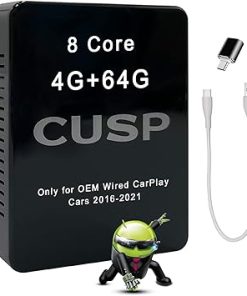 Dash Camera-CUSP-2024 Wireless Car Play AI Box Android 8 Core 4G+64G+SIM Play Store Auto GPS Video Adapter Split Screen WiFi YouTube-Only for OEM Wired CarPlay Cars (for Factory Wired Car Play Dash Camera-CUSP-2024 Wireless Car Play AI Box Android 8 Core 4G+64G+SIM Play Store Auto GPS Video Adapter Split Screen WiFi YouTube-Only for OEM Wired CarPlay Cars (for Factory Wired Car Play