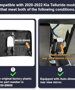 Dash Camera-FITCAMX-Fitcamx 2K Dual Dash Cam Adapts for Kia Telluride 2020 2021 2022 S LX EX SX X-pro X-Line (Part No.S9000)- OEM Style 2