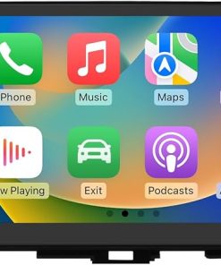 Dash Camera-j Junsun-Car Radio Stereo for Toyota Highlander 2014-2019 Built in Carplay/Android Auto-Android Head Unit 4G RAM 64GROM with WiFi GPS Navigation BT DSP 48-EQ SWC AM/FM Radio (No Backup Camera)