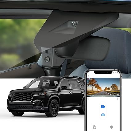 Dash Camera-FITCAMX-Fitcamx 4K Dash Cam Suitable for Honda Pilot 2023 2024 2025 EX-L Touring Elite Sport Trailsport LX Black Edition- OEM Look Dash Camera-FITCAMX-Fitcamx 4K Dash Cam Suitable for Honda Pilot 2023 2024 2025 EX-L Touring Elite Sport Trailsport LX Black Edition- OEM Look