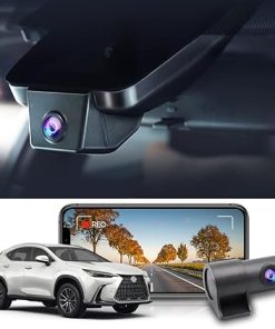 Dash Camera-FITCAMX-Fitcamx Front 4K+Rear 1080P Dash Cam for 2023 2024 2025 Lexus RX350 RX350h RX500h Premium Luxury F Sport (Gen5/AL30)- Integrated OEM Look