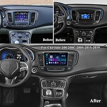 Dash Camera-Alikali-9″ Car Stereo w/Carplay Android Auto for Chrysler 200 200C 200S 2015-2019 Double Din Android 13.0 Touch Screen Car Radio Receiver w/WiFi GPS Navigation Bluetooth AHD Backup Camera Mic – 2+32G 3 Dash Camera-Alikali-9" Car Stereo w/Carplay Android Auto for Chrysler 200 200C 200S 2015-2019 Double Din Android 13.0 Touch Screen Car Radio Receiver w/WiFi GPS Navigation Bluetooth AHD Backup Camera Mic - 2+32G - Image 3