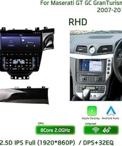 Dash Camera-ASVEGE-12.3Inch Android12 for Maserati GT/GC Gran Turismo Car Radio Bluetooth Video Carplay Central Multimedia Player Stereo Head Unit-LHD 2