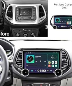 Dash Camera-GOJOHO-for Jeep Patriot Compass Radio 2017-2019 Car Stereo Wireless/Wired Apple Carplay Android Auto with 10.1″ IPS Touchscreen GPS Navigation Built-in DSP Bluetooth Head Unit Free Backup Camera 2