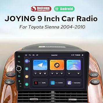 Dash Camera-JOYING-JOYING Car Radio for Toyota Sienna 2004-2010 Android 12 Head Unit 9 Inch Touchscreen Car Stereo 8GB+128GB with Wiress Carplay & Android Auto- Mirror Link 2 Dash Camera-JOYING-JOYING Car Radio for Toyota Sienna 2004-2010 Android 12 Head Unit 9 Inch Touchscreen Car Stereo 8GB+128GB with Wiress Carplay & Android Auto- Mirror Link - Image 2
