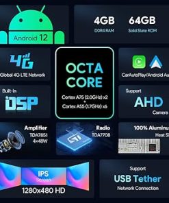 Dash Camera-XTRONS-XTRONS Android 12 Car Radio for Audi TT MK2 8J 2006-2012- 8.8 Inch Touch Screen 4GB+64GB Car Stereo 2