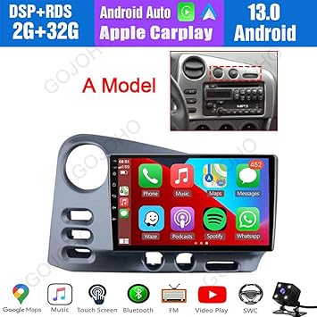 Dash Camera-nerithery-Android 13 Double Din Car Stereo Radio for Toyota Matrix PontiacVibe 2003 2004 w/Carplay Android Auto-9″ Touchscreen 2+32G Car Audio Receiver with GPS Navi Bluetooth FM Radio WiFi + AHD Backup Camera 2 Dash Camera-nerithery-Android 13 Double Din Car Stereo Radio for Toyota Matrix PontiacVibe 2003 2004 w/Carplay Android Auto-9" Touchscreen 2+32G Car Audio Receiver with GPS Navi Bluetooth FM Radio WiFi + AHD Backup Camera - Image 2
