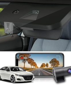 Dash Camera-FITCAMX-Fitcamx Front 4K+Rear 1080P Dash Cam Adapts for Honda Accord LX Sport Hybrid EX Touring EX-L 2018 2019 2020 2021 2022 (Model A)- OEM Look