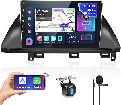Dash Camera-podofo-4+64G Android Car Stereo for Honda Odyssey 2005-2010 with Wireless Carplay 10.1” Touchscreen Car Radio with GPS Navigation- WiFi 3 Dash Camera-podofo-4+64G Android Car Stereo for Honda Odyssey 2005-2010 with Wireless Carplay 10.1” Touchscreen Car Radio with GPS Navigation- WiFi - Image 3