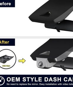 Dash Camera-mangoal-Front 4K & Rear 1080P Dash Cam Custom Fit for Toyota Avalon 2019 2020 2021 2022 Limited Touring XLE TRD XSE- Integrated OEM Look 2