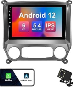 Dash Camera-FeirTon-2+32G 9-inch Android 12 Car Stereo for Chevrolet Silverado/GMC Sierra 2014-2018 IPS Touchscreen Screen Car Radio with Carplay & Android Auto Support Backup Camera GPS FM Navi BT SWC Dash Camera-FeirTon-2+32G 9-inch Android 12 Car Stereo for Chevrolet Silverado/GMC Sierra 2014-2018 IPS Touchscreen Screen Car Radio with Carplay & Android Auto Support Backup Camera GPS FM Navi BT SWC