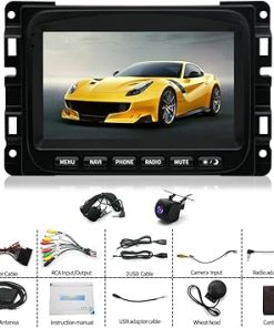 Dash Camera-Saitedudu-Android 13 7 Inch HD Touch Screen Car Audio Multimedia Receiver w/Carplay Android Auto GPS Radio Navigation Camera- 2+32G Compatible with 2013-2018 Do-dge RAM 1500 2500 3500 Radio 2