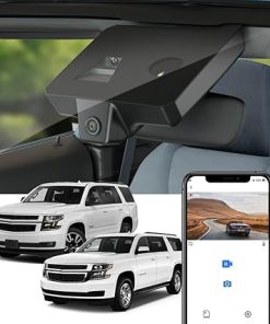 Dash Camera-FITCAMX-Fitcamx 4K Dash Cam Suitable for Chevy Suburban & Tahoe 2015-2020 (with Auto-Dimming)- Integrated OEM Look