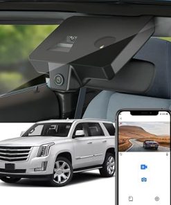 Dash Camera-FITCAMX-Fitcamx 4K Dash Cam Compatible with Cadillac Escalade 2015 2016 2017 2018 2019 2020 (has Auto-Dimming)- OEM Style
