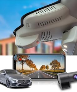 Dash Camera-FITCAMX-Fitcamx Front 4K+Rear 1080P Dash Cam Suitable for Benz CLS 450 4MATIC 2019 2020 2021 2022 2023 (HD2-6118)- OEM Look