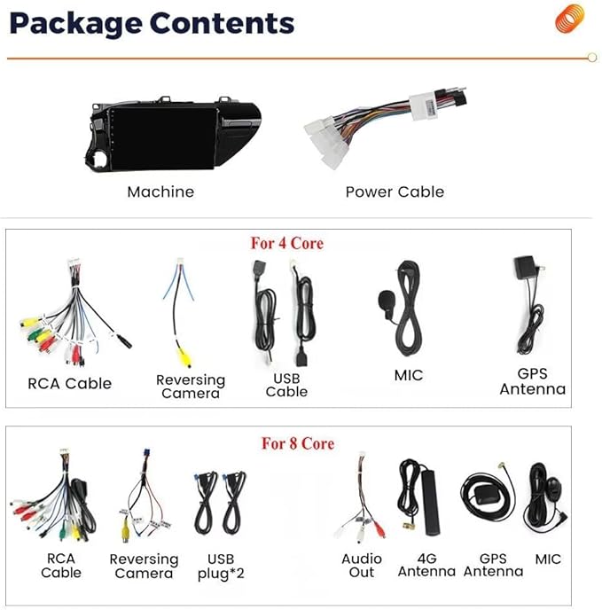 Dash Camera-RONGJI-Radio for Toyota Hilux 2015-2020(Right Hand) Stereo Upgrade Dash Kit Car GPS Navigation-2+32GB 10″ IPS Touch Screen Head Unit with Car-Play & Android Auto/SWC/Rear View 3 Dash Camera-RONGJI-Radio for Toyota Hilux 2015-2020(Right Hand) Stereo Upgrade Dash Kit Car GPS Navigation-2+32GB 10" IPS Touch Screen Head Unit with Car-Play & Android Auto/SWC/Rear View - Image 3