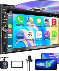 Dash Camera-Adapter-Universe-Double Din car Stereo with CD/DVD Player- CarPlay & Android Auto- Car Audio with Bluetooth Dash Camera-Adapter-Universe-Double Din car Stereo with CD/DVD Player- CarPlay & Android Auto- Car Audio with Bluetooth
