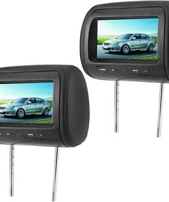 Dash Camera-FOSA-Headrest Monitor 7 in Control Headrest Car LCD diaplay Without CD DVD- 2 Video Input Adjustable Headrest LCD Video Monitor MP5 Display