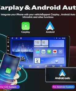 Dash Camera-Loddery-9.7 Inch Android 13 Car Stereo Radio for Chevrolet GMC 2007 2008 2009 2010 2011 2012 2013 2014 with Wireless Carplay/Android Auto Double Din GPS Navigation BT WiFi Camera【2+32G】 2