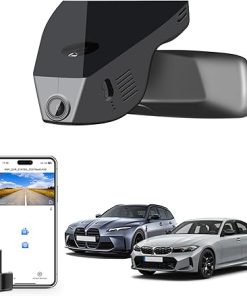 Dash Camera-mangoal-Front 4K & Rear 1080p Dash Cam for BMW 3-Series Gen7 G20 G21 G28 2020 2021 2022 2023 2024 Select 2019 M3 G80 G81(Model C)- OEM Style