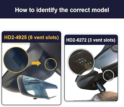 Dash Camera-FITCAMX-Fitcamx Front 4K+Rear 1080P Dash Cam for 2021-2024 GMC Yukon Denali AT4 XL SLE SLT (HD2-4925- with Auto-Dimming) 2 Dash Camera-FITCAMX-Fitcamx Front 4K+Rear 1080P Dash Cam for 2021-2024 GMC Yukon Denali AT4 XL SLE SLT (HD2-4925- with Auto-Dimming) - Image 2