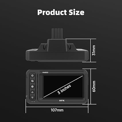 Dash Camera-HFK-HM603 Motorcycle DVR Dash Camera Main Host- 3″ HD Screen Motorcycle Camera Main Unit with GPS 2 Dash Camera-HFK-HM603 Motorcycle DVR Dash Camera Main Host- 3" HD Screen Motorcycle Camera Main Unit with GPS - Image 2