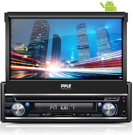 Dash Camera-Pyle-Pyle Single DIN In Dash Android Car Stereo Head Unit w/ 7inch Flip Out Touch Screen Monitor – Audio Video Receiver System w/ GPS Navigation- Bluetooth 3 Dash Camera-Pyle-Pyle Single DIN In Dash Android Car Stereo Head Unit w/ 7inch Flip Out Touch Screen Monitor - Audio Video Receiver System w/ GPS Navigation- Bluetooth - Image 3