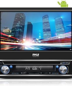 Dash Camera-Pyle-Pyle Single DIN In Dash Android Car Stereo Head Unit w/ 7inch Flip Out Touch Screen Monitor – Audio Video Receiver System w/ GPS Navigation- Bluetooth