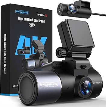 Dash Camera-Upgrow-UPGROW 4K 3 Channel Dashcam- 4K+2K Front and Rear Dash Camera-Upgrow-UPGROW 4K 3 Channel Dashcam- 4K+2K Front and Rear