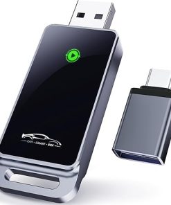 Dash Camera-vnilrgle-Wireless CarPlay Adapter 2024 Upgrade- Plug Play No Latency