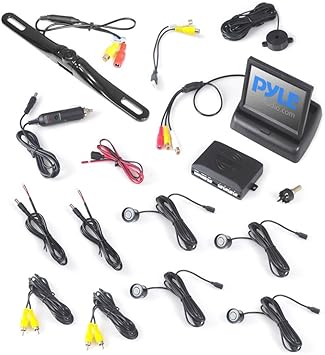 Dash Camera-Pyle-Pyle Backup Rear View Car Camera Monitor Screen & Alarm Parking Sensors System Reverse Safety Distance Scale Lines- Waterproof Night Vision Angle 2 Dash Camera-Pyle-Pyle Backup Rear View Car Camera Monitor Screen & Alarm Parking Sensors System Reverse Safety Distance Scale Lines- Waterproof Night Vision Angle - Image 2