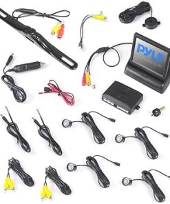 Dash Camera-Pyle-Pyle Backup Rear View Car Camera Monitor Screen & Alarm Parking Sensors System Reverse Safety Distance Scale Lines- Waterproof Night Vision Angle 2