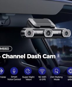 Dash Camera-AZDOME-AZDOME 4 Channel 360° Dash Cam Front Rear Inside with 128GB eMMC- 2K+1080P*3 Dashcam 5G WiFi Dash Camera for Cars 2