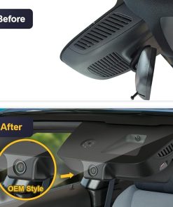 Dash Camera-FITCAMX-Fitcamx 4K Dash Cam Compatible with Benz A Class A220 2019-2022 W176 W177 & CLA 250 2014-2023 C117 C118 (HD2-6176)- OEM Style 2