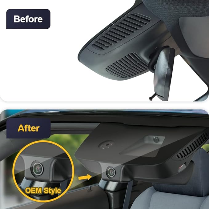 Dash Camera-FITCAMX-Fitcamx 4K Dash Cam Compatible with Benz A Class A220 2019-2022 W176 W177 & CLA 250 2014-2023 C117 C118 (HD2-6176)- OEM Style 2 Dash Camera-FITCAMX-Fitcamx 4K Dash Cam Compatible with Benz A Class A220 2019-2022 W176 W177 & CLA 250 2014-2023 C117 C118 (HD2-6176)- OEM Style - Image 2