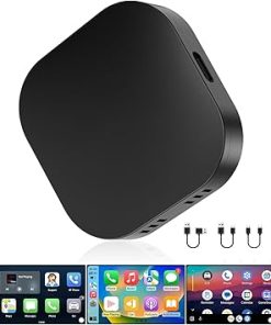 Dash Camera-ZHNN-Carplay AI Box 2.0- Android Auto AI Box Carplay Smart AI Box Lite Support Mirrorlink/TF Card Only for OEM Wired CarPlay Car