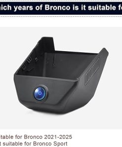 Dash Camera-mangoal-Front 4K & Rear 1080 Dash Cam Fit for Ford Bronco 2021 2022 2023 2024 2025- Does Not Fit Ford Bronco Sport 2