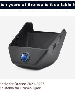 Dash Camera-mangoal-Front 4K & Rear 1080 Dash Cam Fit for Ford Bronco 2021 2022 2023 2024 2025- Does Not Fit Ford Bronco Sport 2