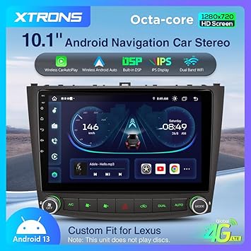 Dash Camera-XTRONS-XTRONS Car Stereo for Lexus IS250 IS300 IS350- Android 13 Octa Core Car Radio 2 Dash Camera-XTRONS-XTRONS Car Stereo for Lexus IS250 IS300 IS350- Android 13 Octa Core Car Radio - Image 2