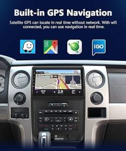 Dash Camera-EWLSAC-Android 13.0 Double Din Car Stereo – CarPlay Android Auto Audio Multimedia Receiver 9 Inch Touch Screen Car Radio with GPS Bluetooth ＆ Backup Camera for Ford F150 2009-2014 2