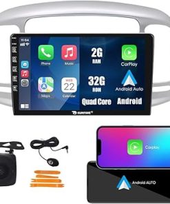 Dash Camera-KUNFINE-Kunfine Car CarPlay Android Auto Navigation Stereo GPS Radio Reverse Camera Display 9″ IPS Touchscreen Headunit Tablet Pad Media Player for Hyundai Accent 2006-2011- if Applicable Quad Core 2G+32G