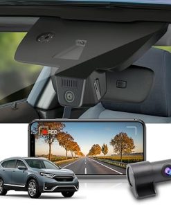 Dash Camera-FITCAMX-Fitcamx Front 4K+Rear 1080P Dash Cam Adapts for Honda CR-V 2017-2022 LX EX Touring EX-L (Gen5)- OEM Look
