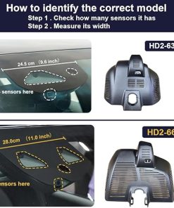 Dash Camera-FITCAMX-Fitcamx 4K Dash Cam for 2022-2025 Mercedes-Benz C-Class C300 Sedan Coupe Cabriolet (HD2-6635)- OEM Look 2