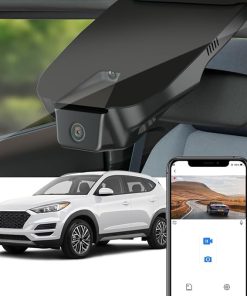 Dash Camera-FITCAMX-Fitcamx 4K Dash Cam for 2016-2021 Hyundai Tucson SE Sport Limited Value SEL Plus ECO D3100 (Auto Dimming Mirror)- OEM Factory Look