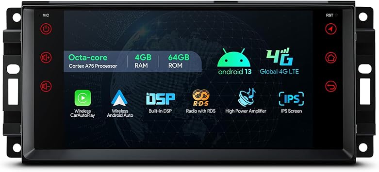 Dash Camera-XTRONS-XTRONS Single Din Car Stereo for Jeep Wrangler Dodge Chrysler- Android 12 Octa Core 4GB+64GB Car Radio Dash Camera-XTRONS-XTRONS Single Din Car Stereo for Jeep Wrangler Dodge Chrysler- Android 12 Octa Core 4GB+64GB Car Radio