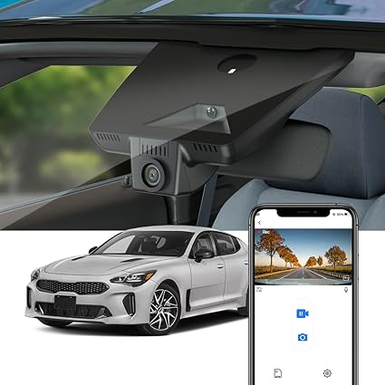 Dash Camera-FITCAMX-Fitcamx 4K Dash Cam Suitable for Kia Stinger 2022 2023 2024 (Part No#J5030) with Auto Dimming- OEM Look 3 Dash Camera-FITCAMX-Fitcamx 4K Dash Cam Suitable for Kia Stinger 2022 2023 2024 (Part No#J5030) with Auto Dimming- OEM Look - Image 3