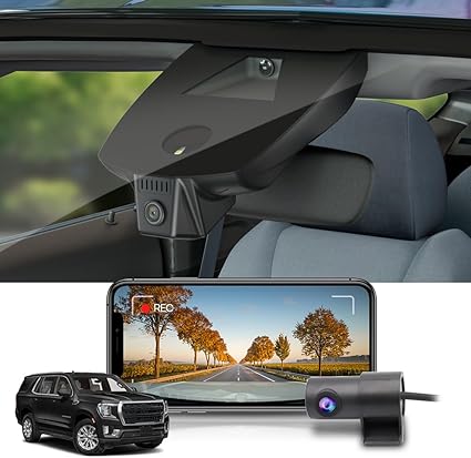 Dash Camera-FITCAMX-Fitcamx Front 4K+Rear 1080P Dash Cam for 2021-2024 GMC Yukon Denali AT4 XL SLE SLT (HD2-4925- with Auto-Dimming) Dash Camera-FITCAMX-Fitcamx Front 4K+Rear 1080P Dash Cam for 2021-2024 GMC Yukon Denali AT4 XL SLE SLT (HD2-4925- with Auto-Dimming)