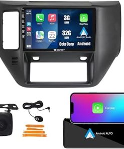 Dash Camera-KUNFINE-Kunfine Car CarPlay Android Auto Navigation Stereo GPS Radio Reverse Camera Display 9″ IPS Touchscreen Headunit Tablet Pad Media Player for Nissan Patrol 2004-2012- if Applicable Octa Core 3G+32G