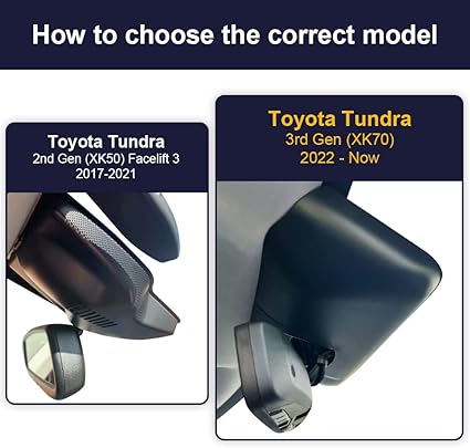 Dash Camera-FITCAMX-Fitcamx 2K Dual Dash Cam for 2022-2025 Toyota Tundra &Sequoia 2023-2025 Limited SR SR5 TRD Pro Limited Platinum (Gen3)- OEM Look 2 Dash Camera-FITCAMX-Fitcamx 2K Dual Dash Cam for 2022-2025 Toyota Tundra &Sequoia 2023-2025 Limited SR SR5 TRD Pro Limited Platinum (Gen3)- OEM Look - Image 2